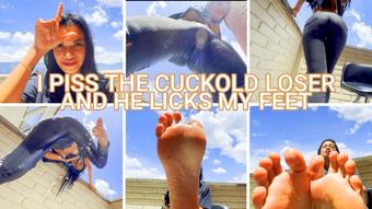I PISS THE CUCKOLD LOSER AND HE LICKS MY FEET (zuleyka basil)