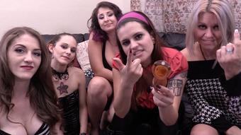 Five Domme POV Blackmail Sissification (Katy Faery)