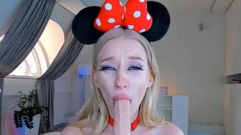 Minni crying  and gagging ur dick - June 24, 2022 (Jane_Klein)