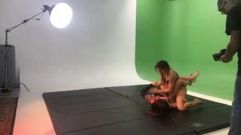 BTS Female Fighting - Lora vs Tapered P - February 11, 2022 (Lora Cross)