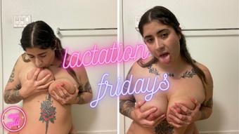 Lactation Fridays - Self Sucking 1 (stargirlmilf)