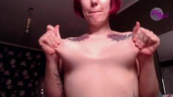 Spanking Tits Pulling Nipples Hard (StacyMoon)