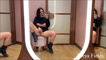 Freya Fields Playing In The Dressing Room (Freya Fields)