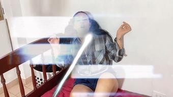 A laser beam just transformed me - October 02, 2021 (Colombianbigass)