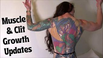 Muscle & Clit Growth Updates - March 22, 2021 (Claudia Kink)