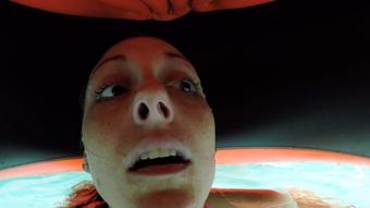 Melanie Hicks Struggles While Sinking (Ginary)
