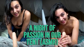 A Night Of Passion In Our Tent ASMR (Summer Fox)