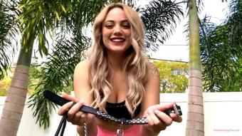 Nika Venom Plays Fetch With Her Brother (Femdom Puppy Play)
