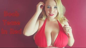 Boob Tease In Red - Apr 13, 2018 (Annabelle Rogers)