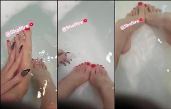 shaffire 01 08 2018 11952434 One for my foot fetish boys hope you like my red toes  (shaffire)