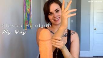 Gloved Handjob My Way (Nina Crowne)