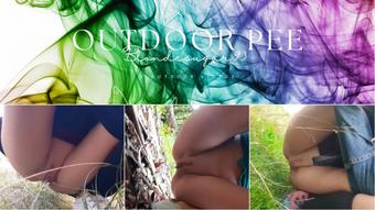 Outdoor pee compilation (Blondesugar93)