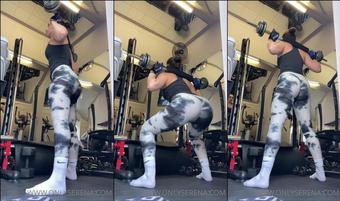 gynarchygoddess 01 07 2021 2150811842 Working hard in the gym (gynarchygoddess)
