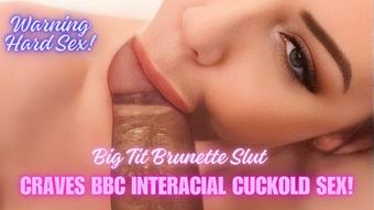 CHEATING HOT WIFE BRUNETTES MONSTER BLACK COCK BAR STRANGER (TIFFANY SNOW XXX)