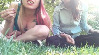 Spanish Hot Blondie 2 Girls Spitting Smoking And Bad Talkin (Spanish Hot Blondie)
