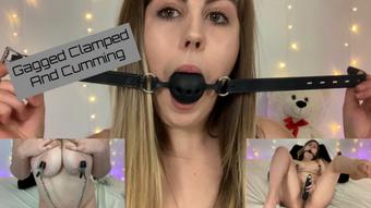 Gagged Clammped And Cumming - March 07, 2020 (BeccaBrooks)