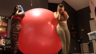 Adrienne & Paris Inflatable Fun - PART 2 (Ginary)