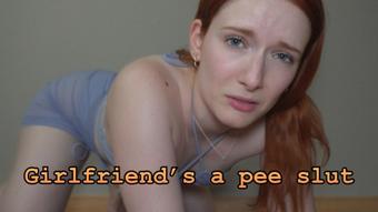 Girlfriend's a pee slut (Evelyn Jade)