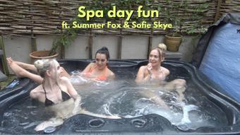 Spa day fun with Summer Fox & Sofie Skye - November 15, 2021 (Brea Rose)