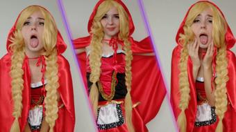 Red Hood - Ahegao and Eye Crossing - Oct 21, 2020 (Lil cosplay slut)