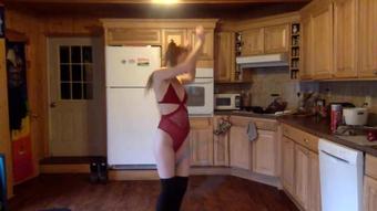 Horny Redhead Hoop Dance (AdoraLotus)