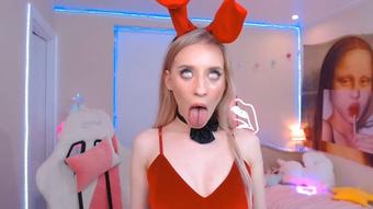 Ahegao bunny dancing - December 21, 2020 (Jane_Klein)