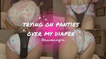 Diapered Panty Try On (maiden_myra)