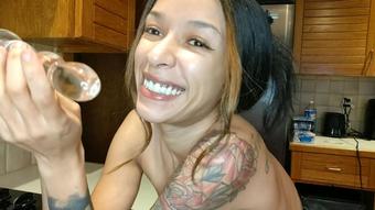 horny step-mom masturbating in front of step-son - January 14, 2024 (Sin Snack)