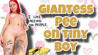 GIANTESS PEEING ON TINY BOY (cutielanalova)