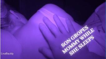 Son touches Mommy - Night Vision Pt 1 (LinaBlackly)