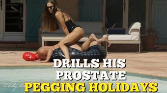 4K PEGGING HOLIDAYS drills his prostate (LadyAnnabelle666)
