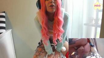 missmaosg 02 06 2020 384640374 Today's video deal was on my Super Sonico Bratty Jerk Off Instructions cosplay video  In i (missmaosg)