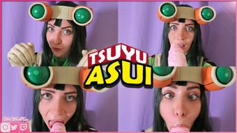 Tsuyu Asui's Ahegao Blowjob V2 (MissMilaRose)