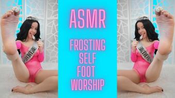 ASMR - Frosting Self Foot Worship - November 01, 2022 (TheTinyFeetTreat)