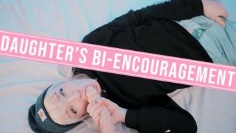 boycock: daughter's bi encouragement (Jolie Lyon)