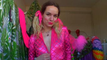 PINK Kissing Lips JOE (Goddess Vanessa)