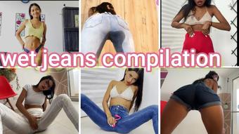 WET JEANS COMPILATION (zuleyka basil)