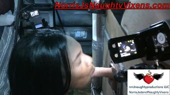 Bella Star trys my Gloryhole trainer (nmjnaughtyvixens)