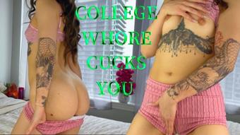 COLLEGE WHORE CUCKS YOU - February 18, 2023 (Prrincess Cherry)