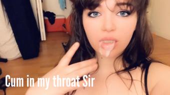 Cum in my mouth sir (Lexxiblakk)