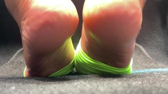 Nylon Sock Removal In Car Pt 2 (Pink Foxx)