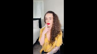 Smoking In Yellow Blouse (Dani Lynn)