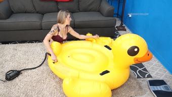 Madison Inflates Duck Floaty w Pump (Custom Fetish)
