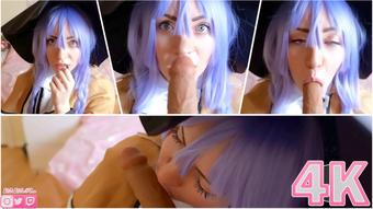 Roxy Migurdia's Ahegao Blowjob (MissMilaRose)