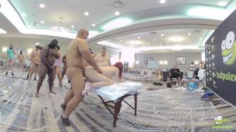 Hardcore Behind the Scenes of Sanguine Rose's Gangbang (TadPoleXXXStudio)