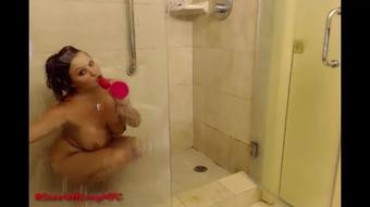Scarlettlacy Wet Tshirt Shower Cum Vid (ScarlettLacy)