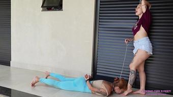 Licking Latinas Feet - NIKA - Your place is at my feet! (LICKING LATINAS FEET)