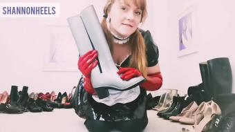 Latex Glove Maid Tease (Shannon Heels)