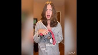 caught smelling mommy's underwear - October 11, 2022 (maggierosexo)