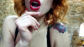 Eat my spit - piercing - March 07, 2019 (MoneyGoddesss)